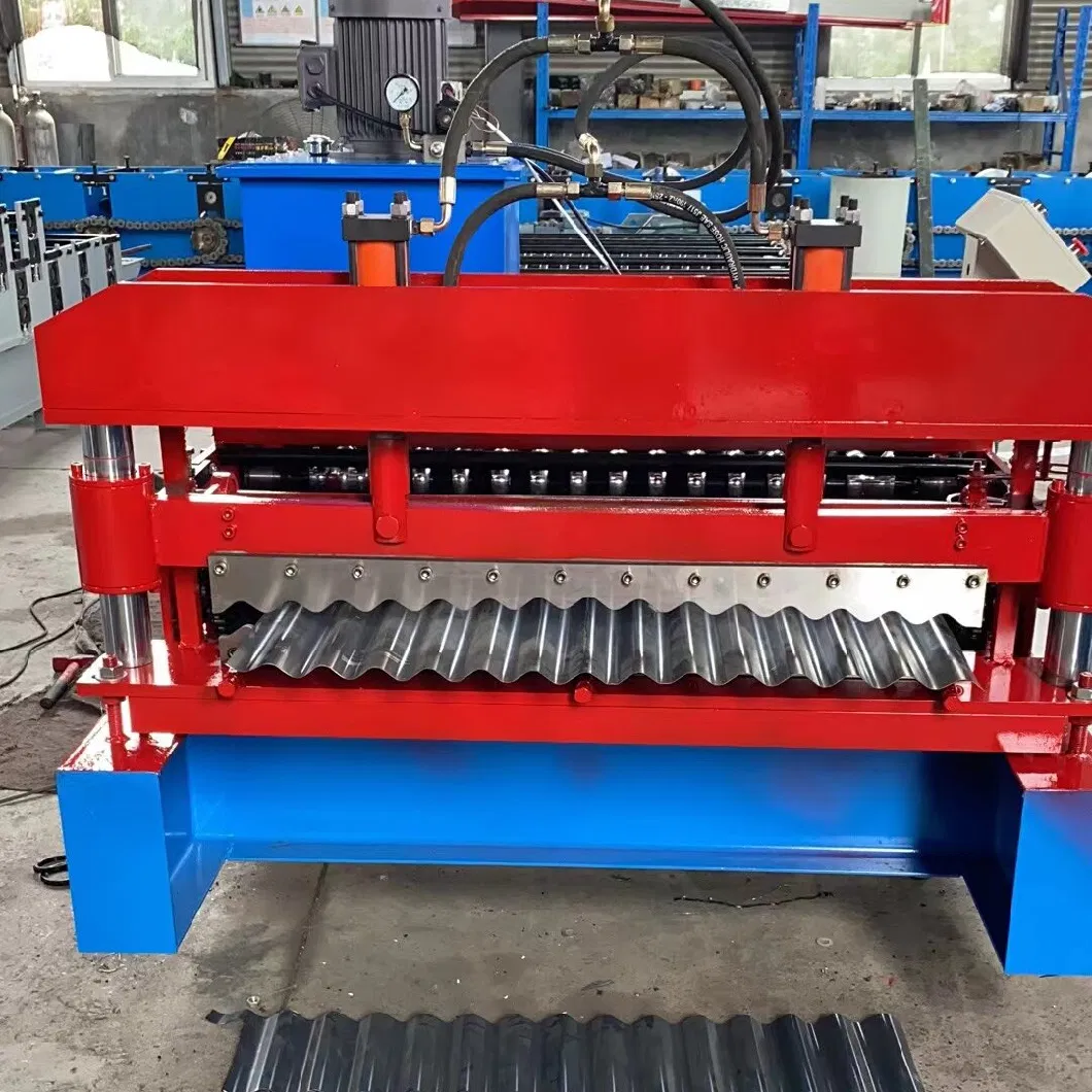 720 mm Stainless Steel Panel Making Galvanized Steel Plate Floor Decking Tile Roll Forming Machine