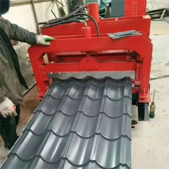 Painel de aço inoxidável de 720 mm que faz a máquina formadora de rolo de telha de piso de placa de aço galvanizado